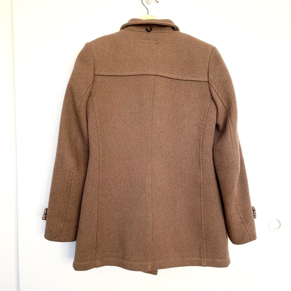 Tommy Hilfiger Women’s Camel Bottom Down Pea Coat - Picture 3 of 8